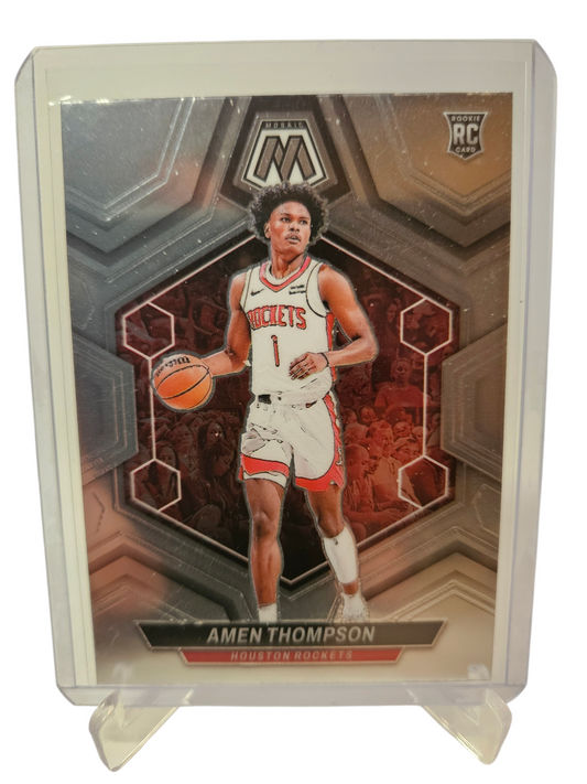 2023-24 Panini Mosaic #230 Amen Thompson Rookie Card