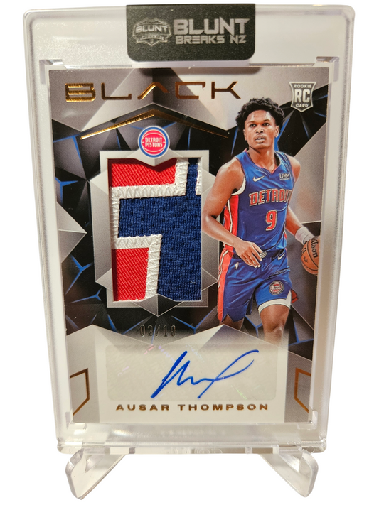 2023-24 Panini Black #RJA-AT Ausar Thompson RPA Gold 02/10