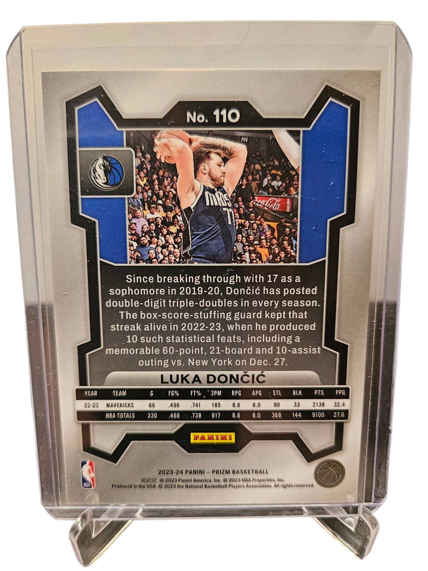 2023-24 Panini Prizm #110 Luka Doncic