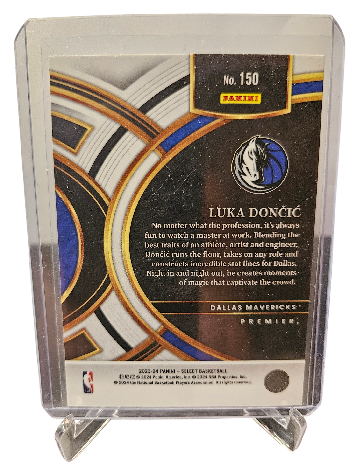 2023-24 Panini Select #150 Luka Doncic Premier Level