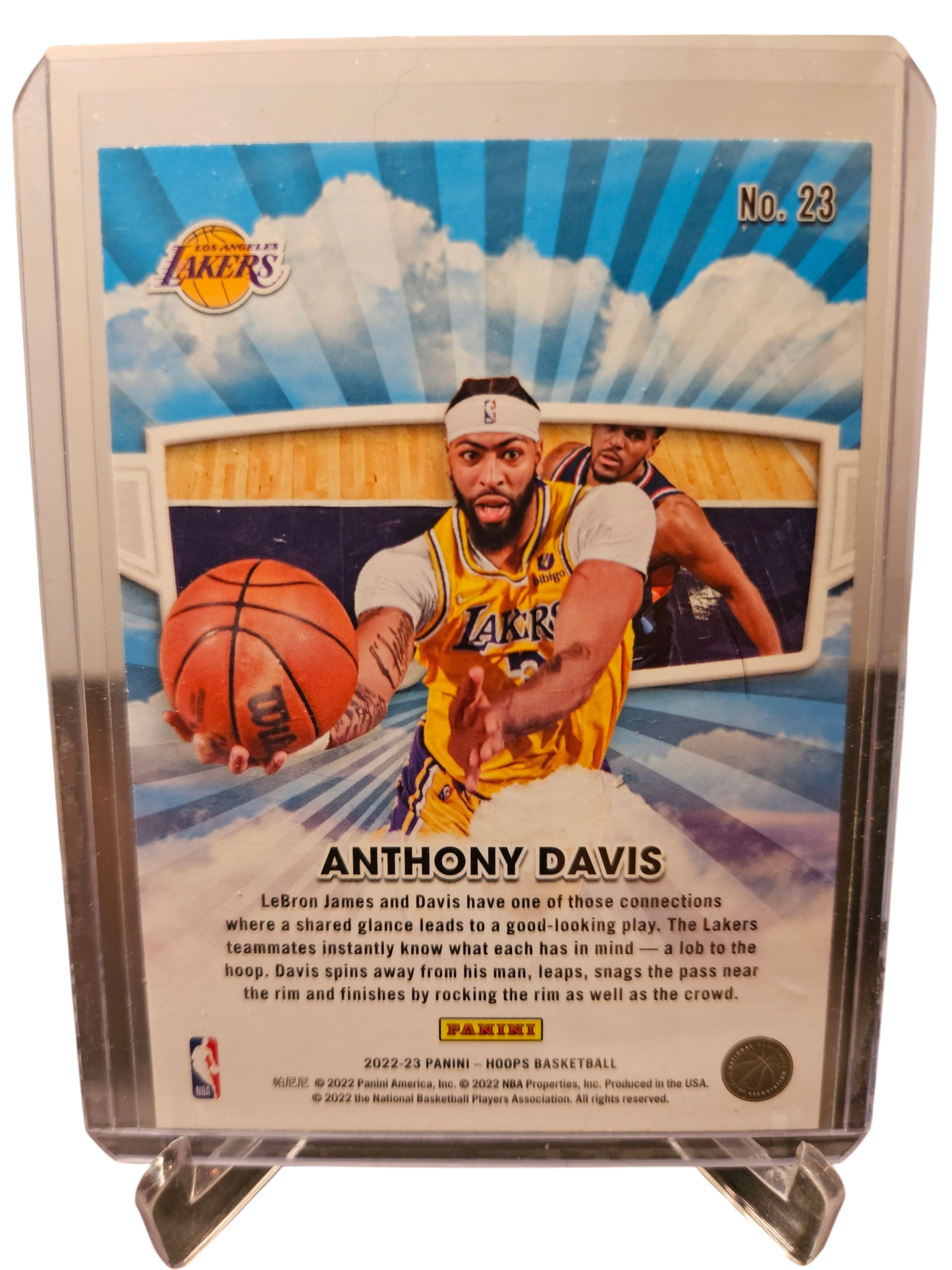 2022-23 Panini Hoops #23 Anthony Davis Skyview