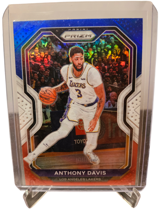 2020-21 Panini Prizm #109 Anthony Davis Tri Color Prizm