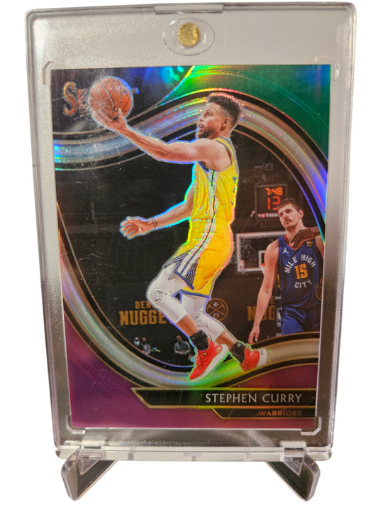 2020-21 Panini Select #204 Stephen Curry Courtside Silver Prizm