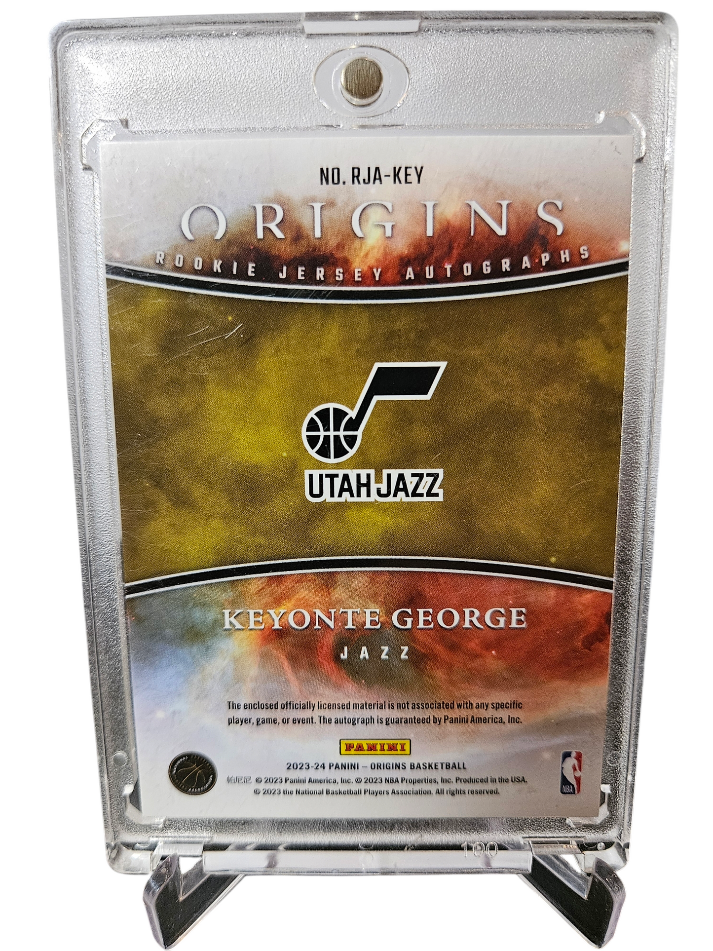 2023-24 Panini Origins #JJA-KEY Keyonte George RPA Red 34/99