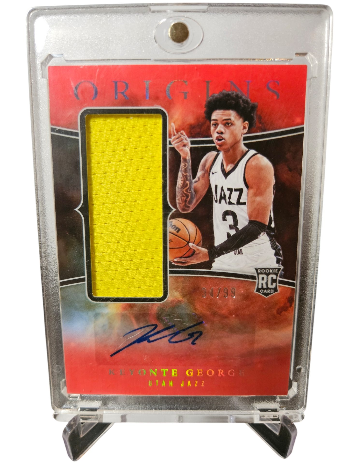 2023-24 Panini Origins #JJA-KEY Keyonte George RPA Red 34/99