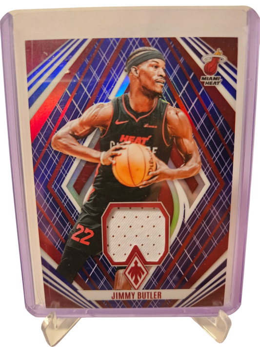 2023-24 Panini Phoenix #VM-JIM Jimmy Butler Purple Patch Game Worn 21/25