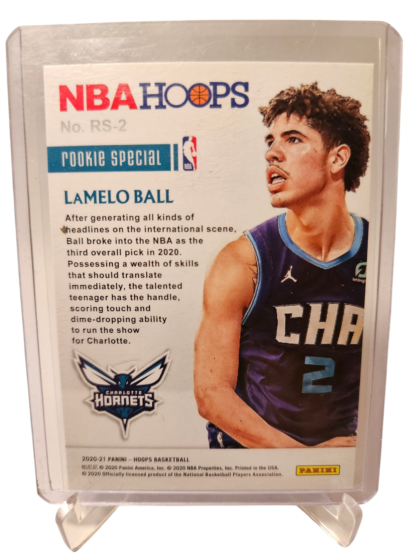 2020-21 Panini Hoops #RS2 LaMelo Ball Rookie Card