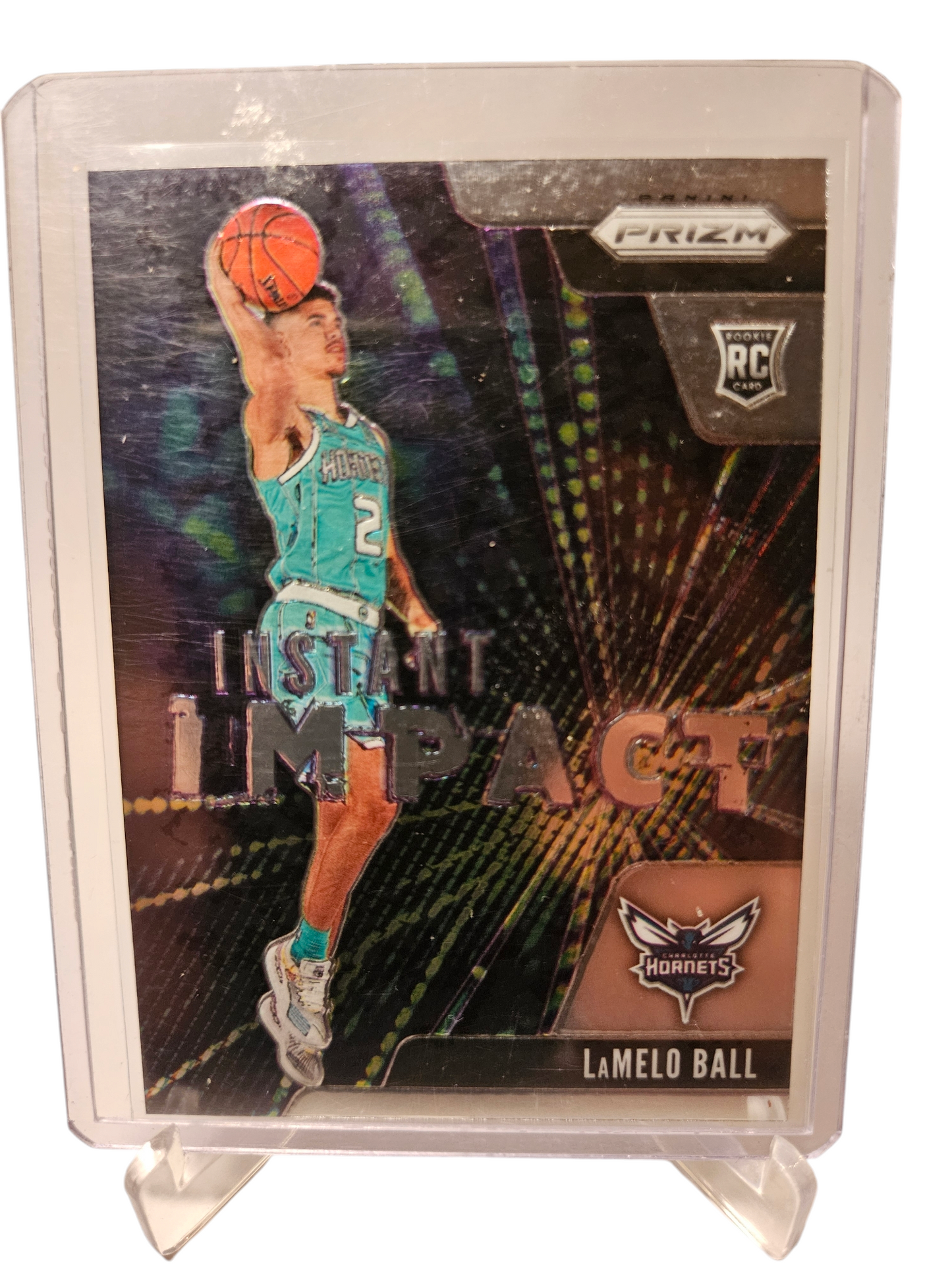 2020-21 Panini Prizm #21 LaMelo Ball Rookie Card Instant Impact