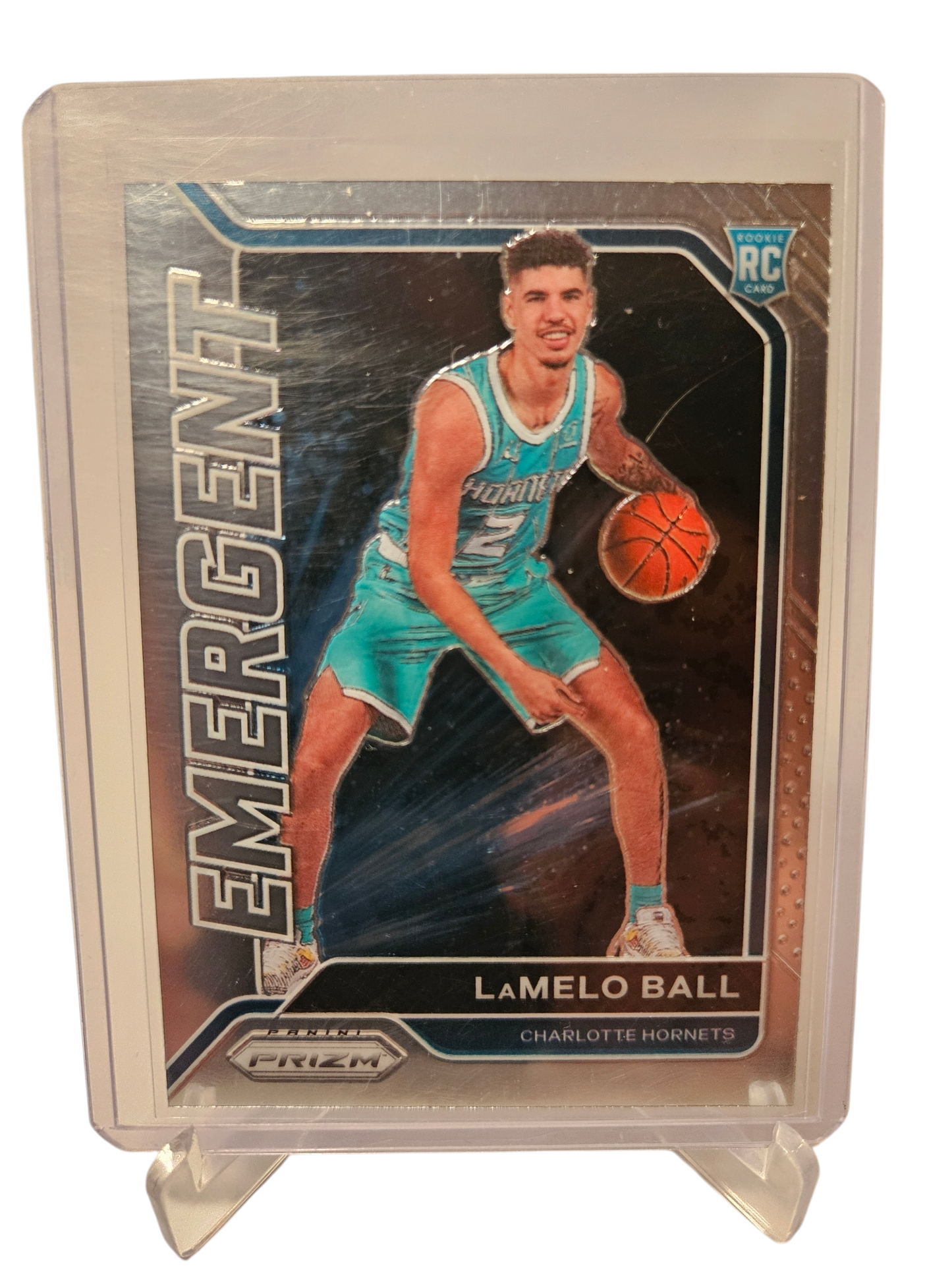 2020-21 Panini Prizm #23 LaMelo Ball Rookie Card Emergent