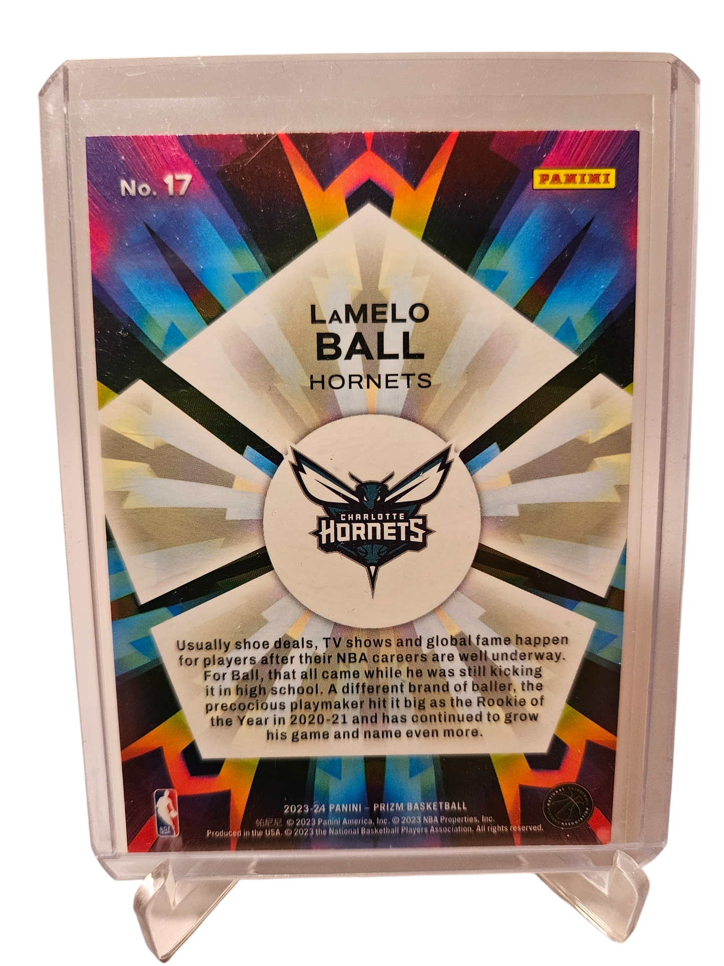 2023-24 Panini Prizm #17 LaMelo Ball Kaleidoscopic