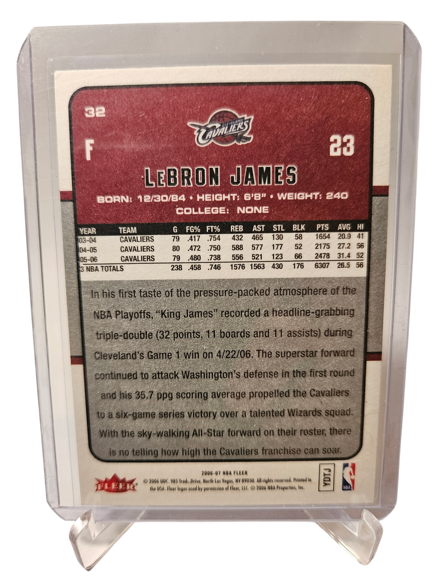 2006-07 Fleer #23 Lebron James