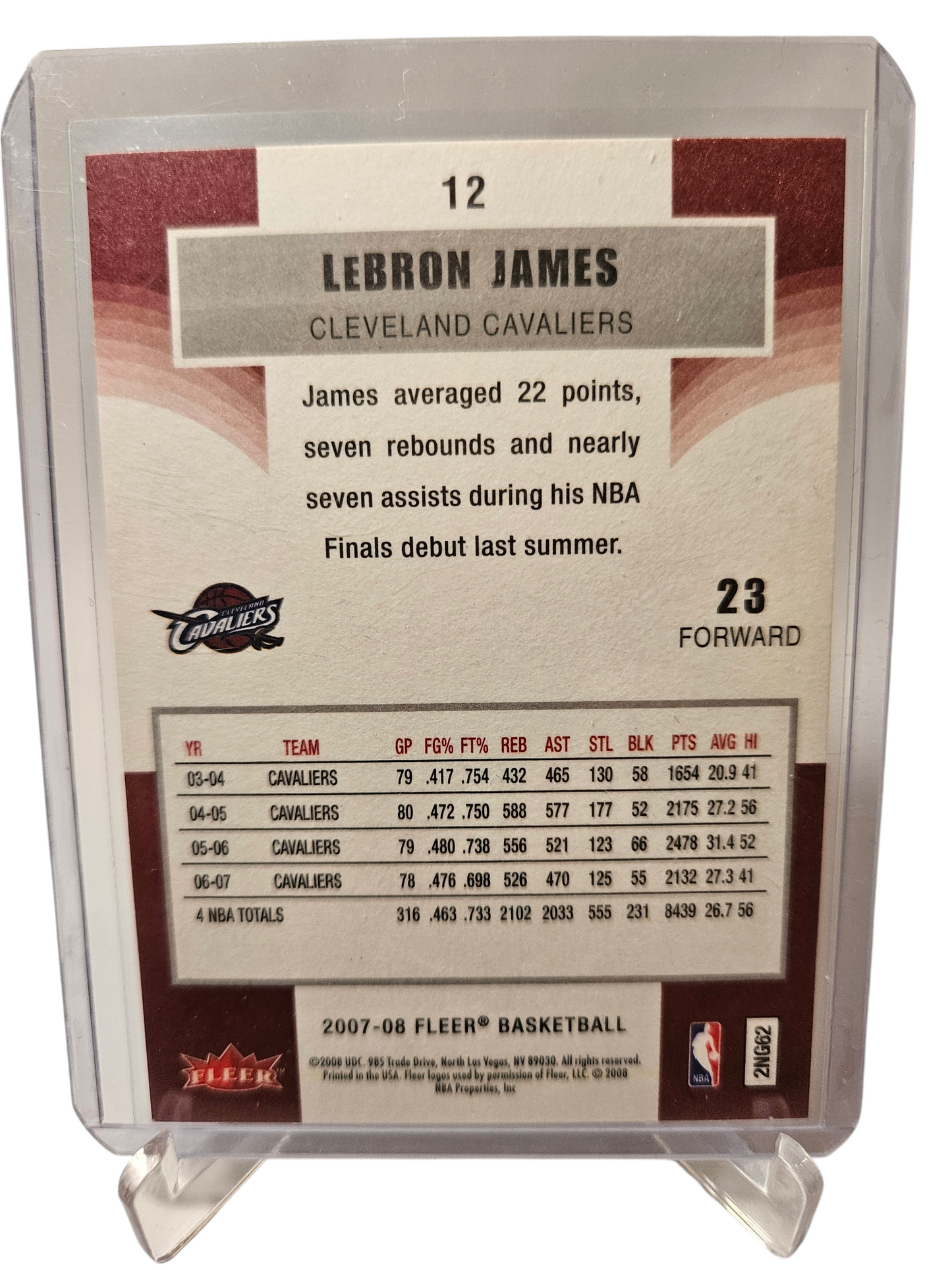 2007-08 Fleer #12 Lebron James