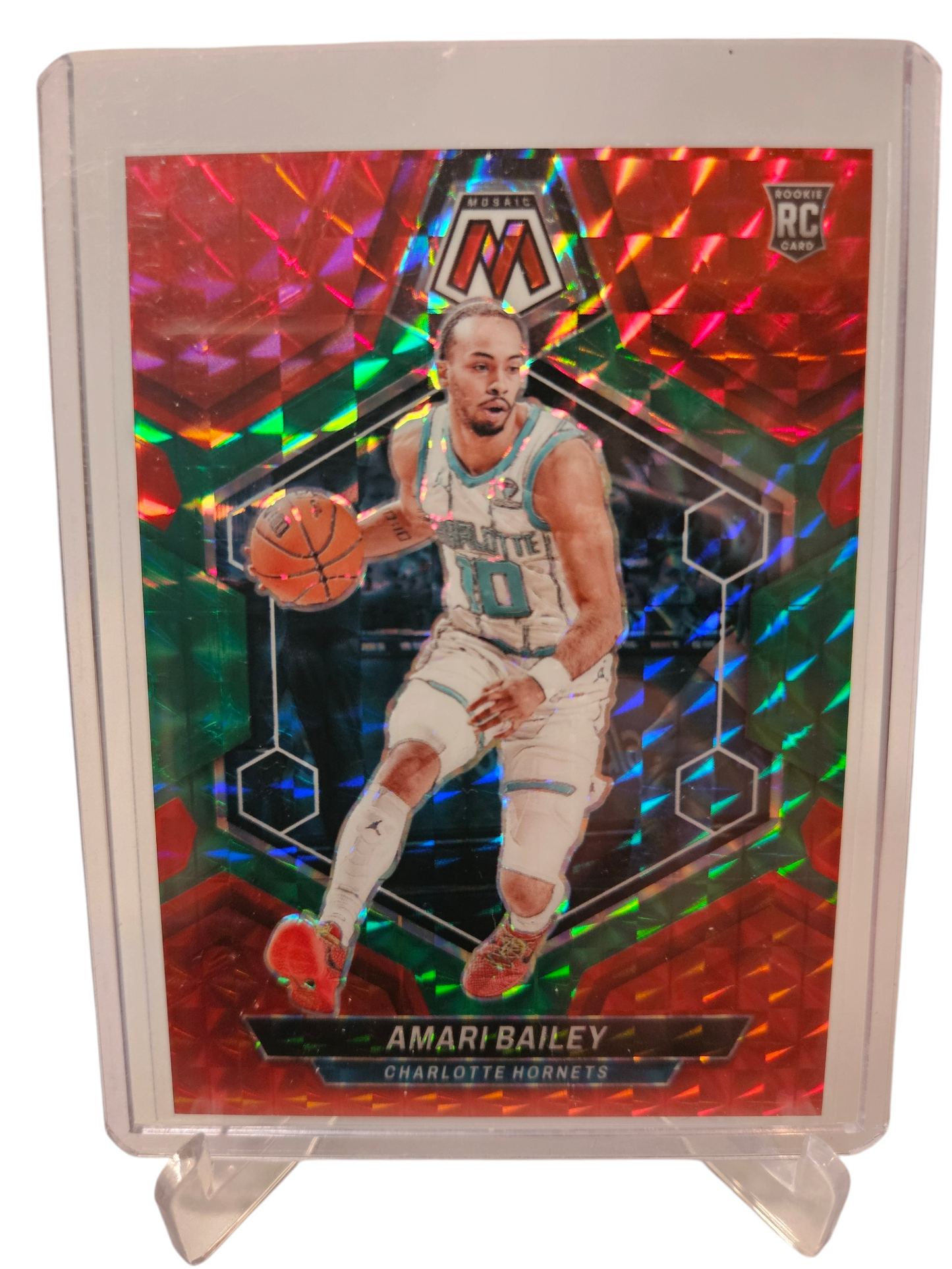 2023-24 Panini Mosaic Choice #231 Amari Bailey Rookie Card Mosaic Prizm Choice Exclusive