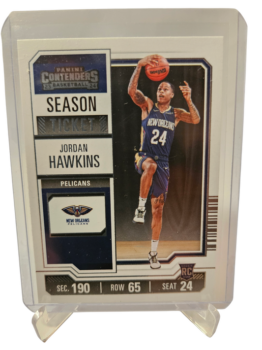 2023-24 Panini Contenders #76 Jordan Hawkins Rookie Card Season Ticket