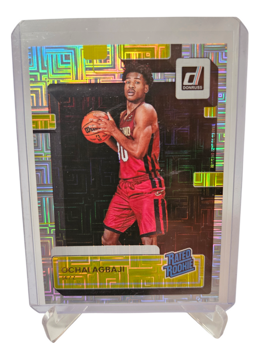 2022-23 Panini Donruss Choice #214 Ochai Agbaji Rookie Card Rated Rookie