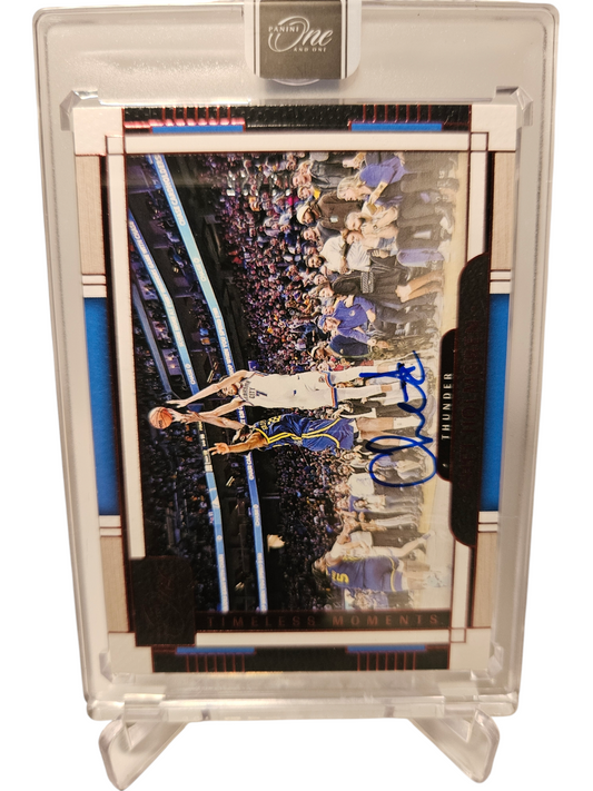 2023-24 Panini One and One #TMA-CHT Chet Holmgren Timeless Moments On Card Autograph 03/25
