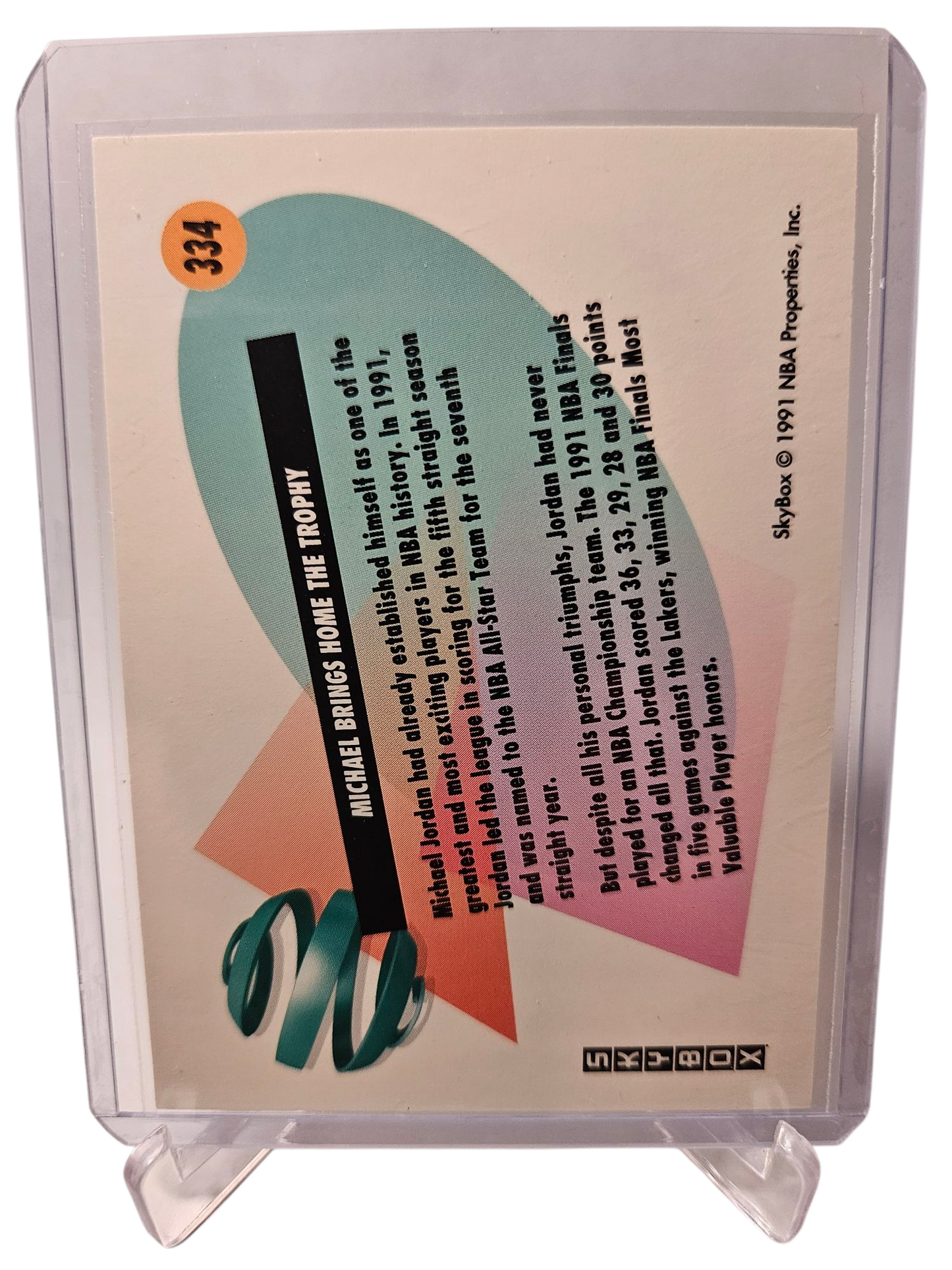 1991 Sky Box #334 Michael Jordan Great Moments