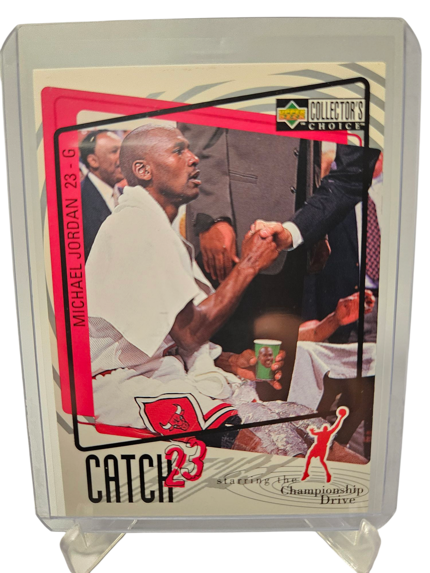 1997 Upper Deck #189 Michael Jordan Catch 23 Championship Drive