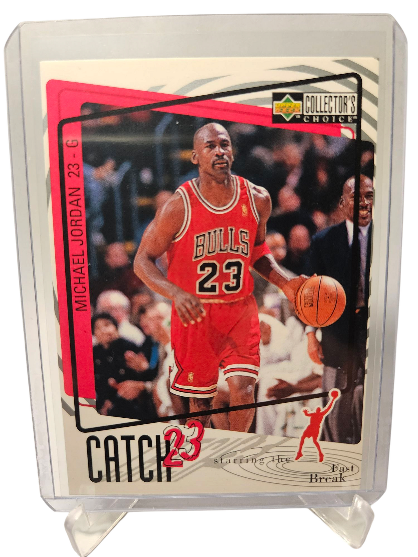1997 Upper Deck #186 Michael Jordan Catch 23 Fast Break