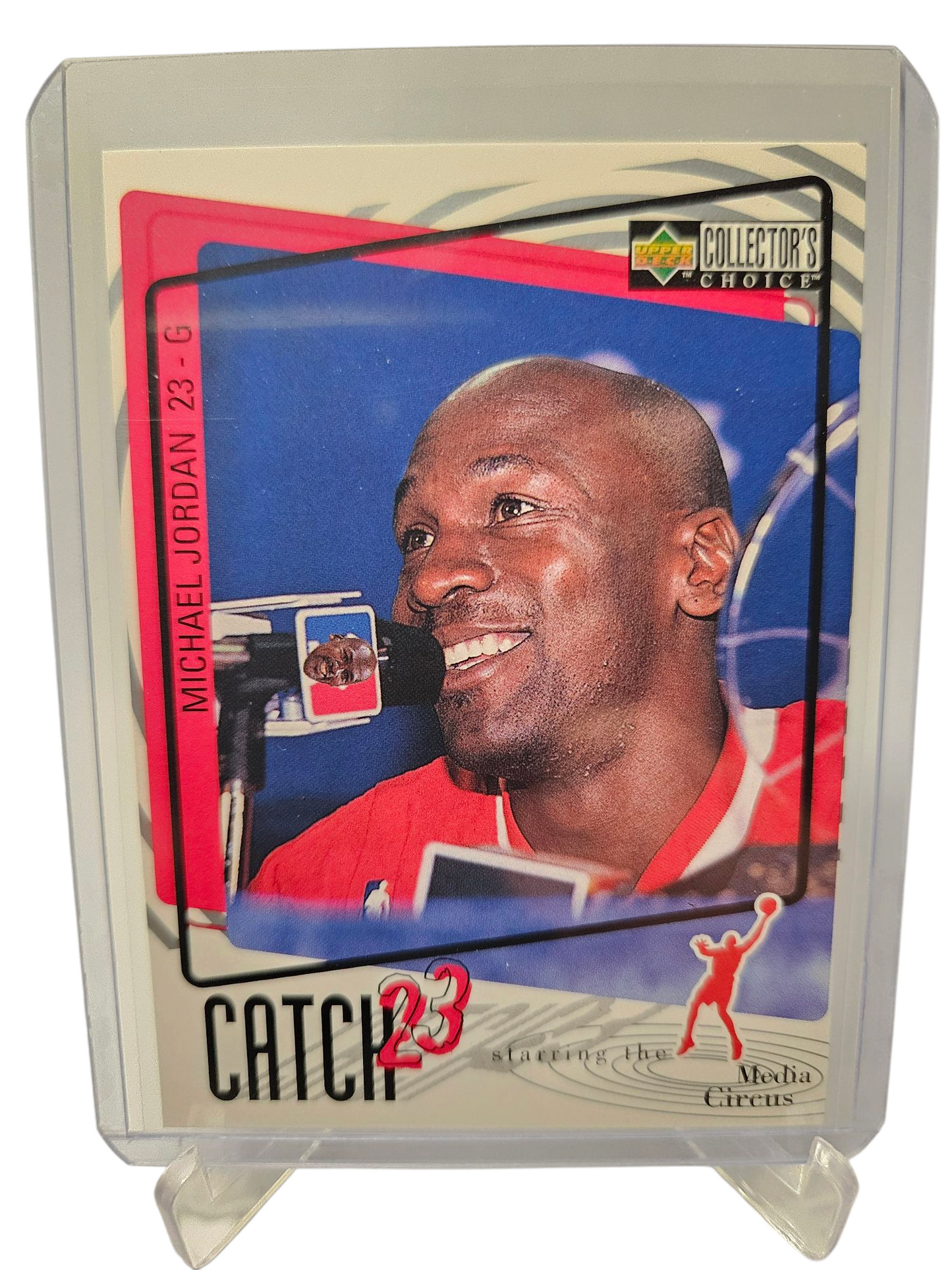 1997 Upper Deck #191 Michael Jordan Catch 23 Media Circus