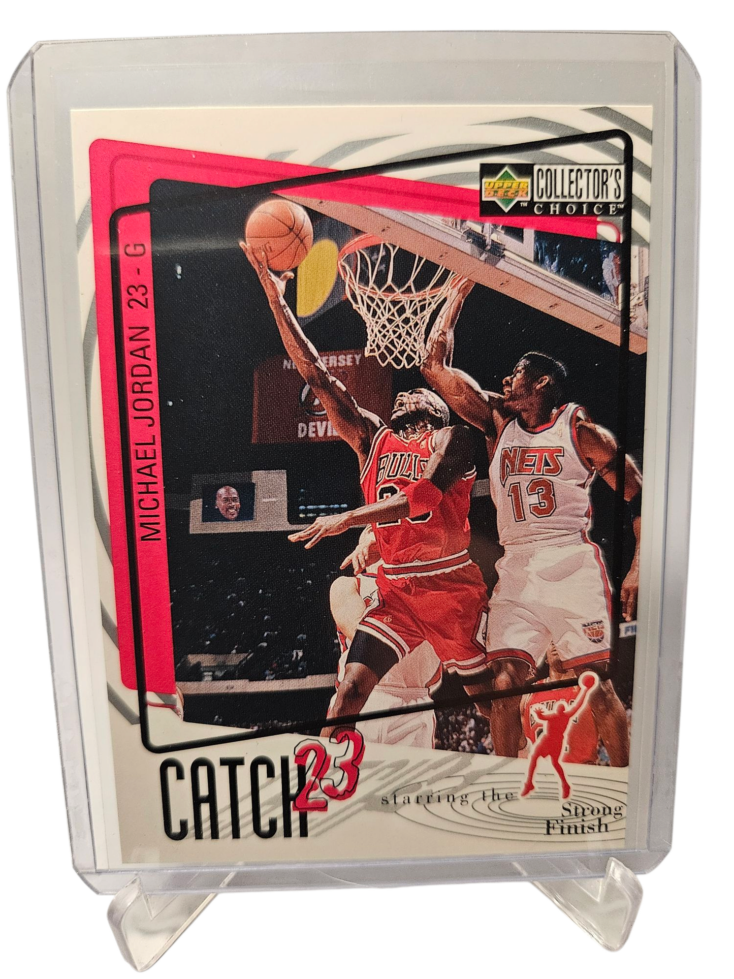 1997 Upper Deck #194 Michael Jordan Catch 23 Strong Finish