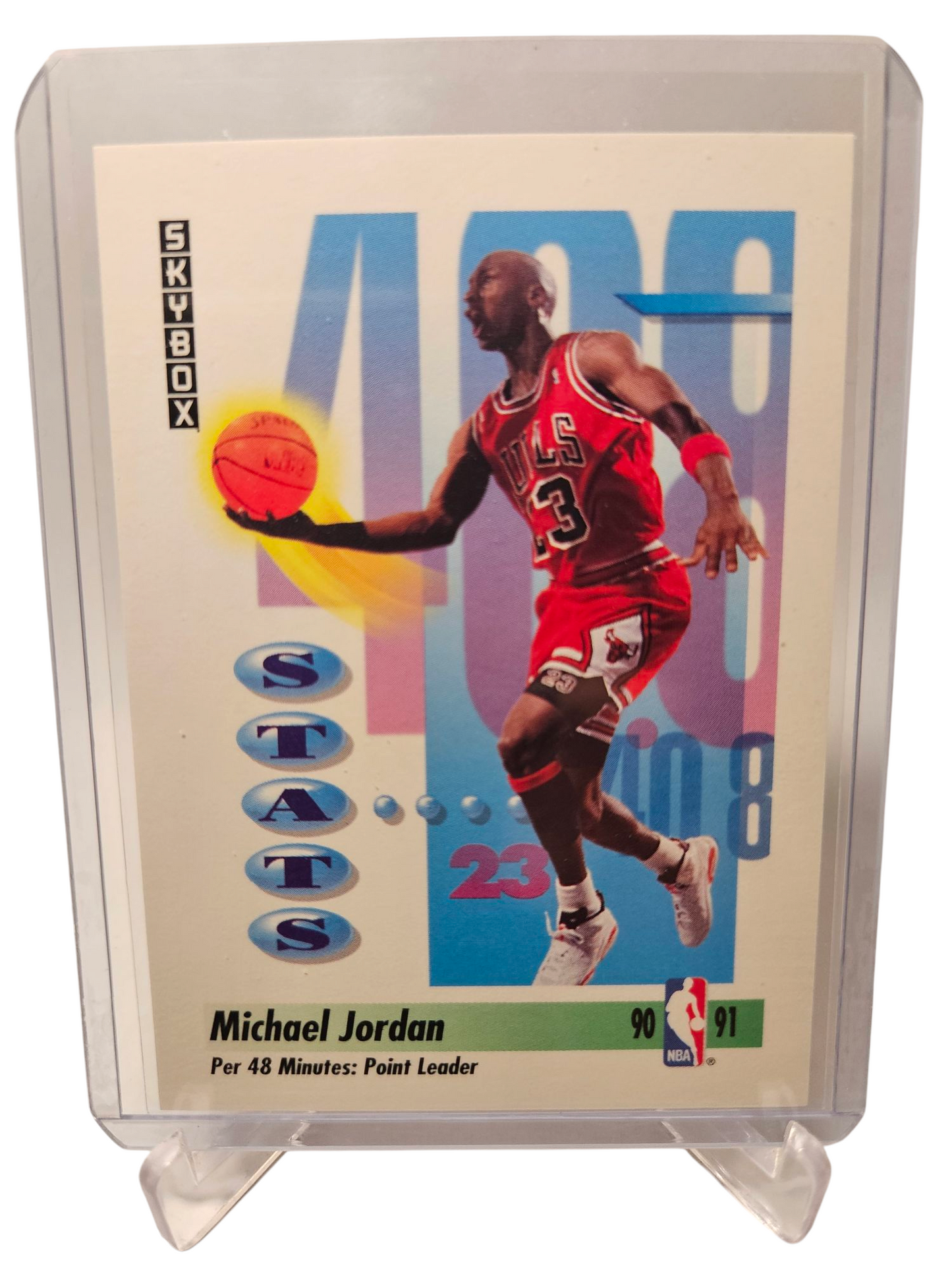 1991 Sky Box #307 Michael Jordan Point Leader