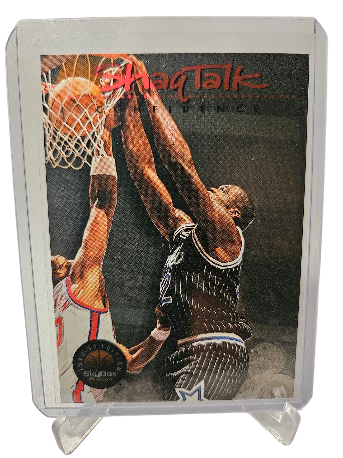 1994 Skybox #9 Shaquille O'Neal Shaq Talk Confidence