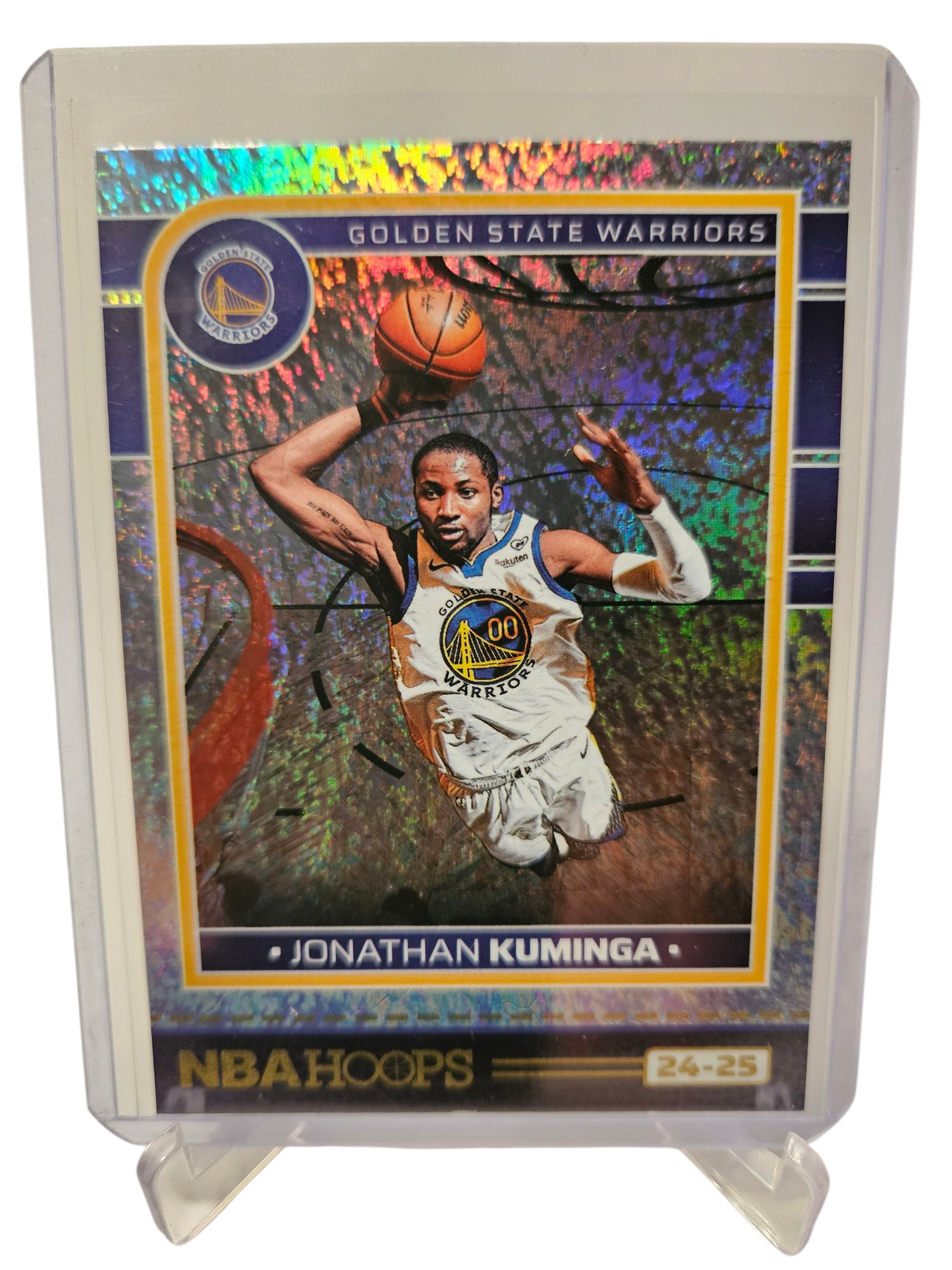 2024-25 Panini Hoops #161 Jonathan Kuminga Silver Holo