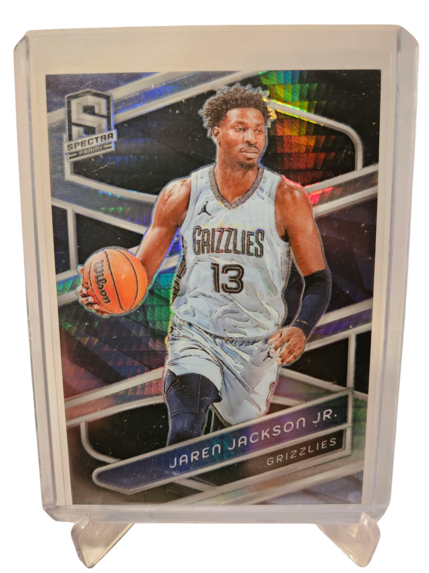2023-24 Panini Spectra #42 Jaren Jackson JR Hyper Prizm