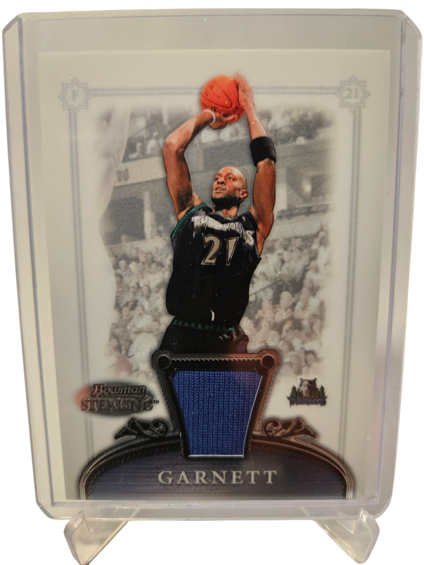 2007 Topps Bowman Sterling #6 Kevin Garnett Game Worn Patch