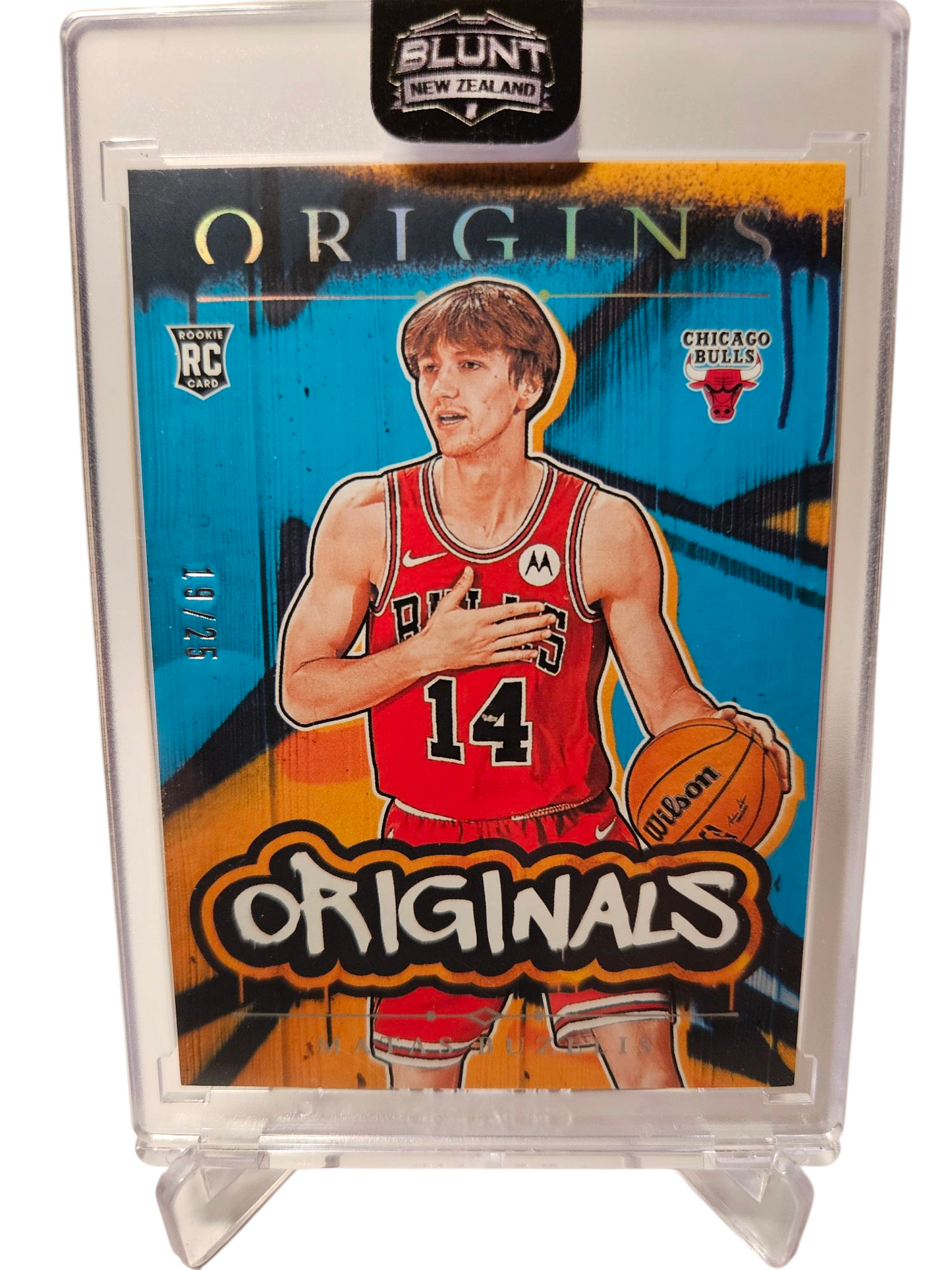 2024-25 Panini Origins #3 Matas Buzelis Rookie Card Originals Blue 19/25