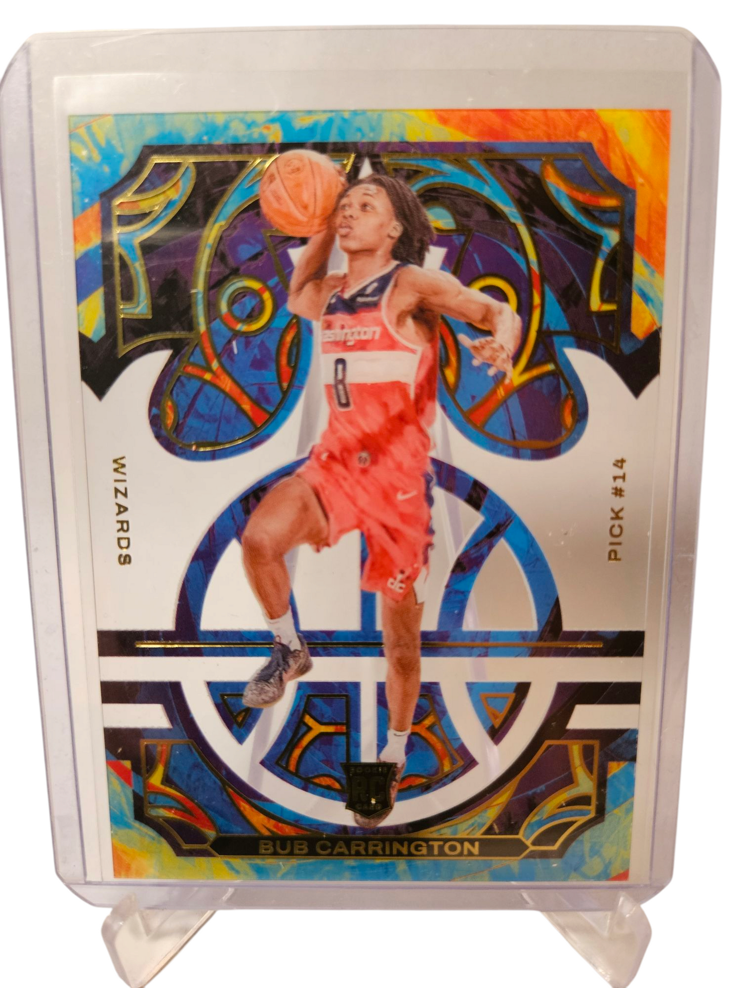 2024-25 Panini Court Kings #17 Bub Carington Rookie Card Acetate