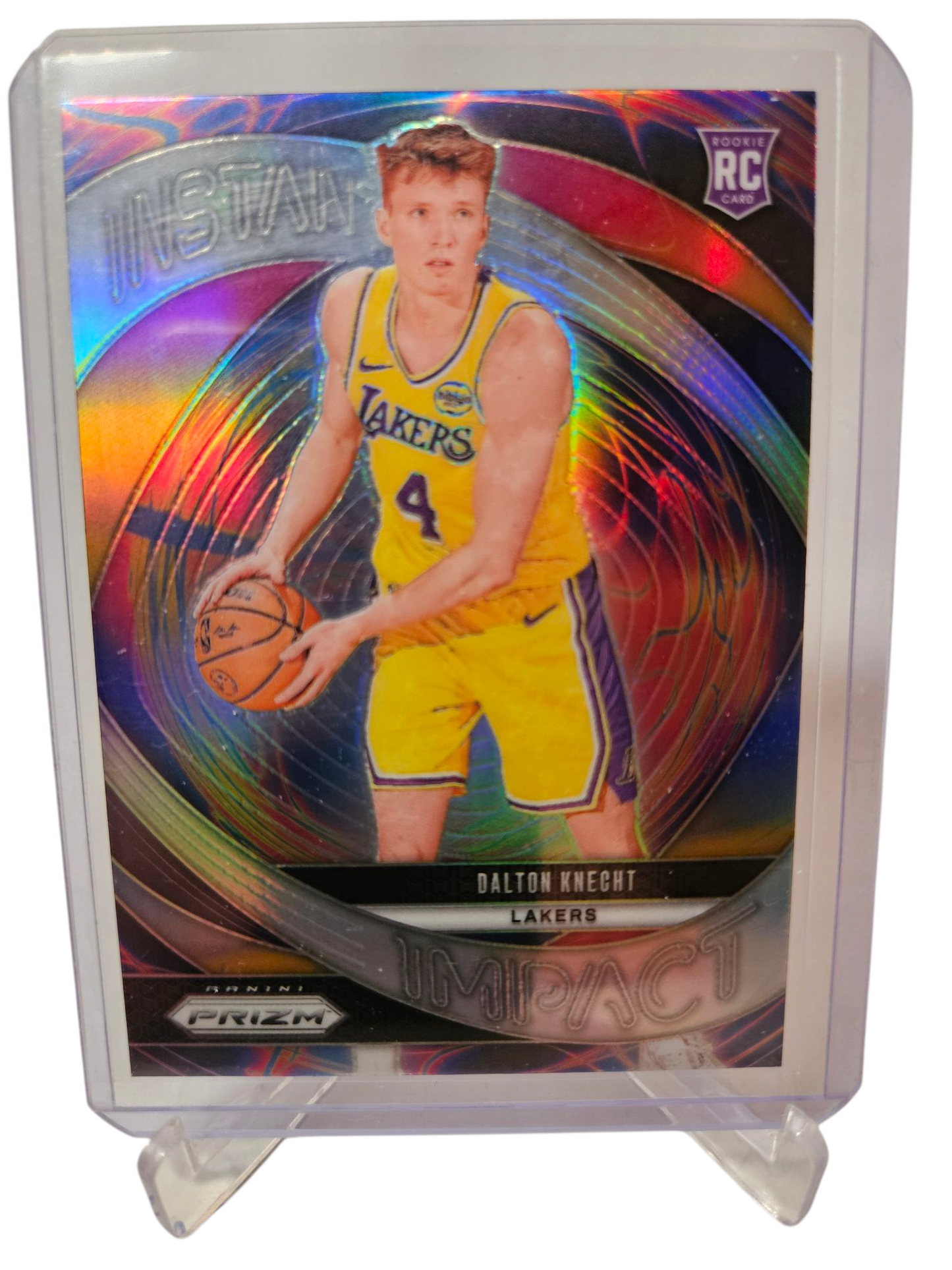 2024-25 Panini Prizm #5 Dalton Knecht Rookie Card Instant Impact Silver Prizm