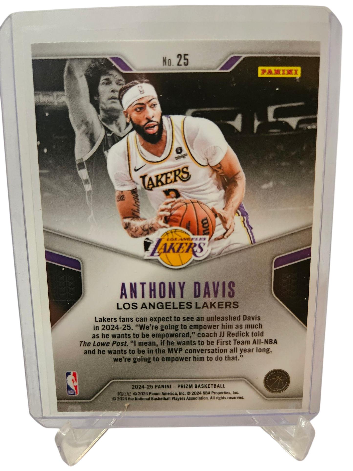 2024-25 Panini Prizm #25 Anthony Davis Dominance