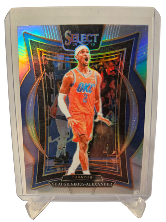 2024-25 Panini Select #36 Shai Gilgeous-Alexander Silver Prizm