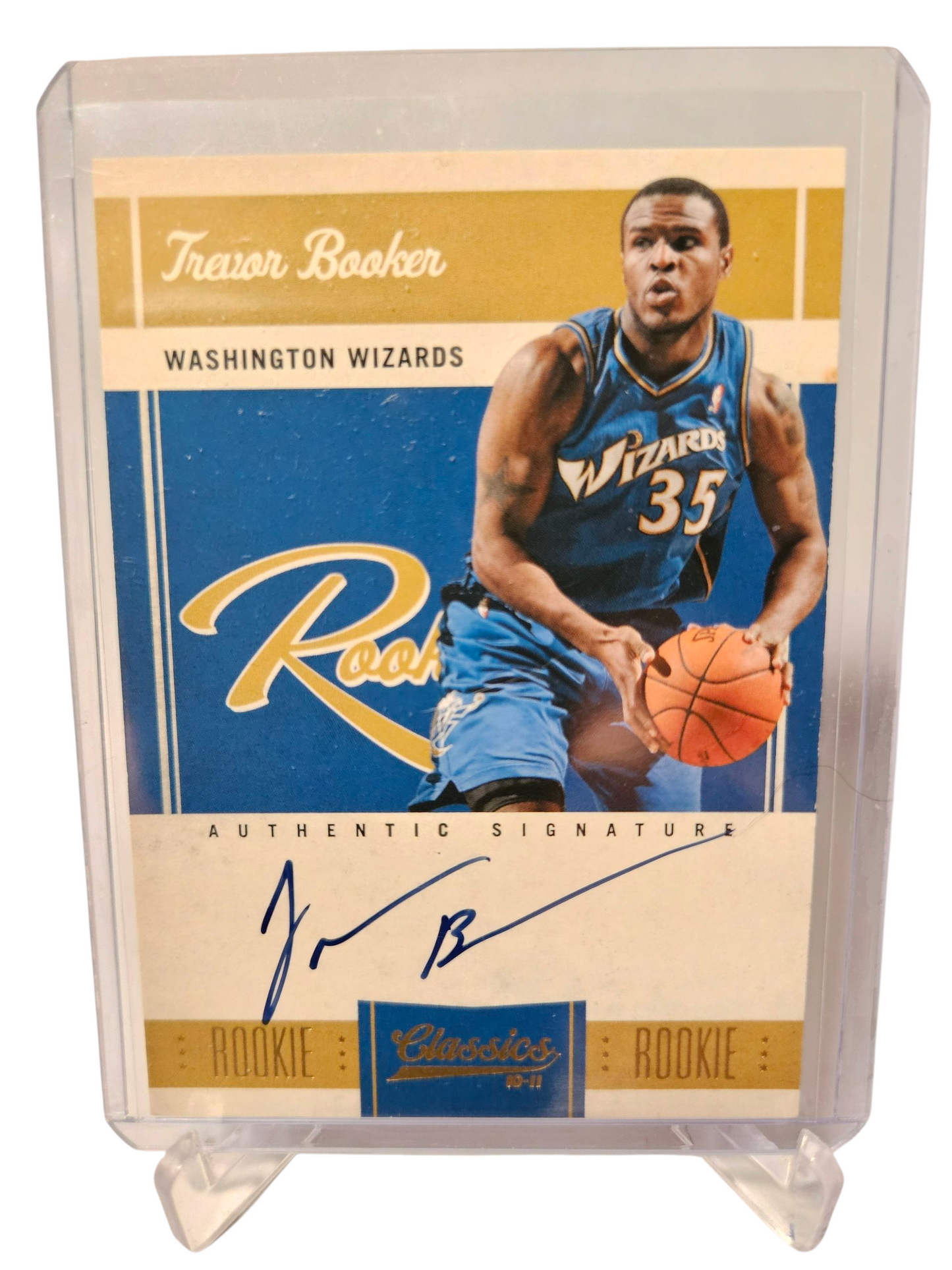 2010-11 Panini #147 Trevor Booker Rookie Card Authentic Signaures On Card Autograph 467/499