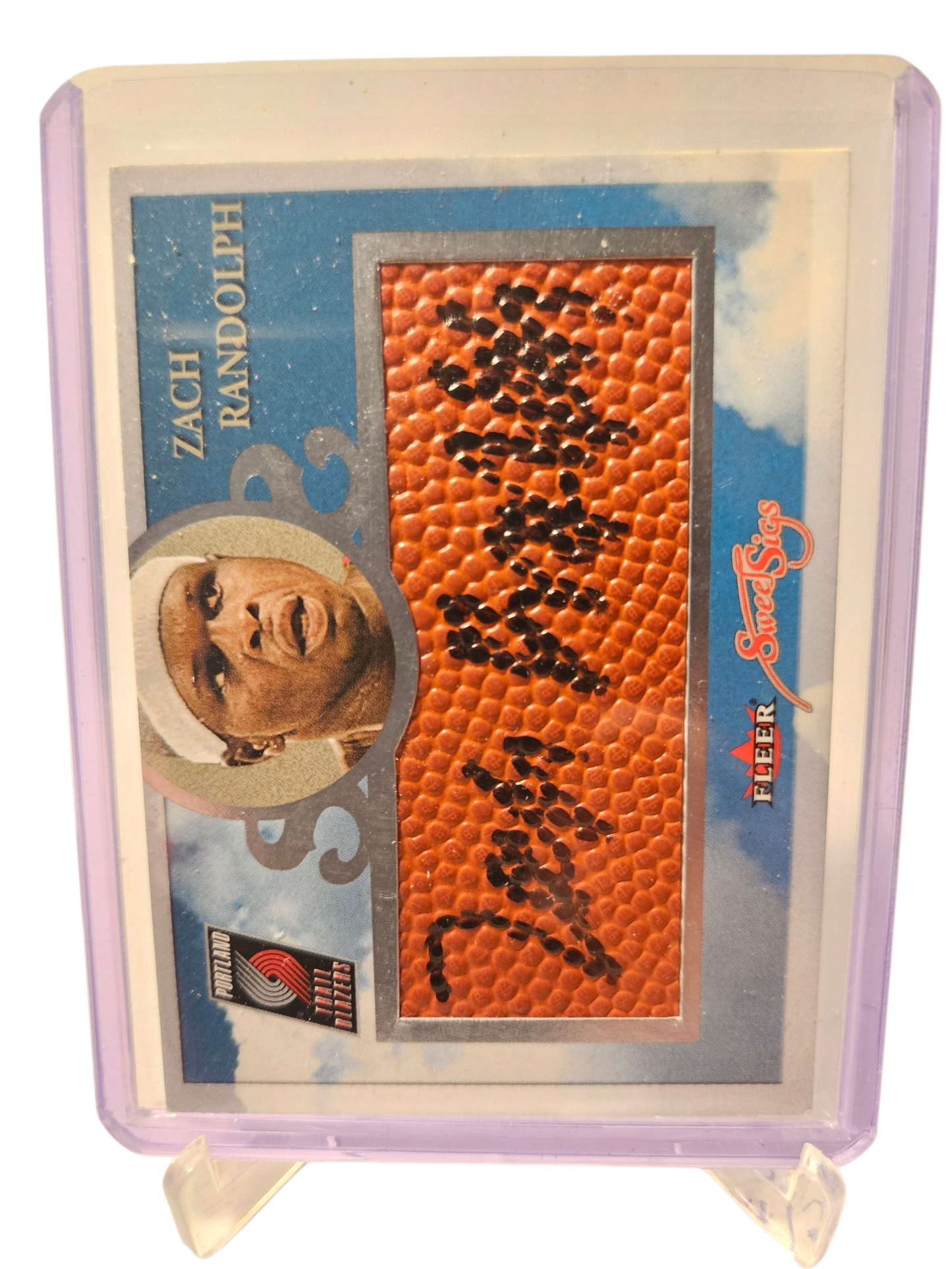 2004 Fleer #SSG-ZR Zach Randolph Sweet Sigs On Card Autograph 098/200
