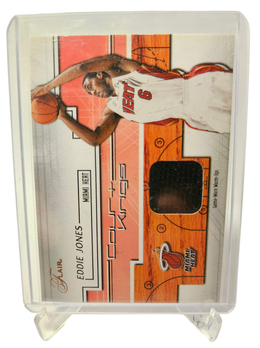 2002-03 Fleer #K-EJ Eddie Jones Court Kings Game Worn Patch