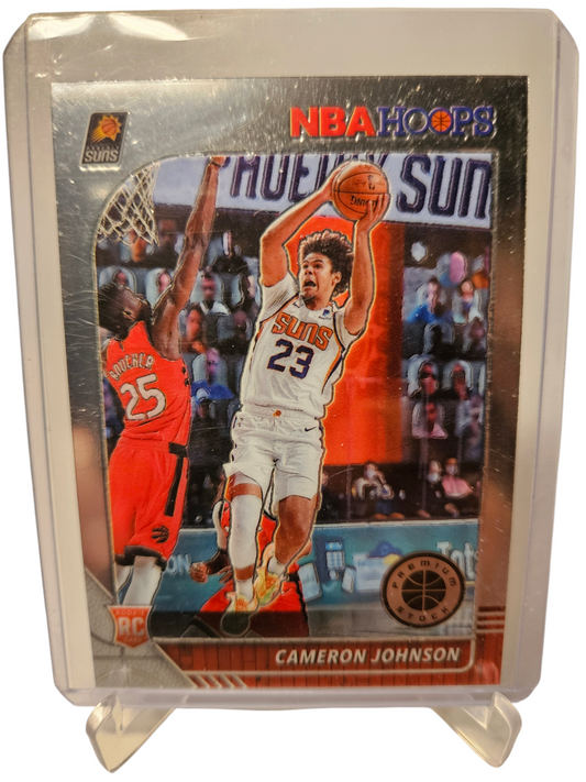 2019-20 Panini Hoops Premium Stock #208 Cameron Johnson Rookie Card