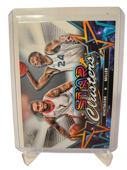 2023-24 Topps Chrome #SC-13 Brandon Miller/Cam Whitmore Rookie Card Star Clusters