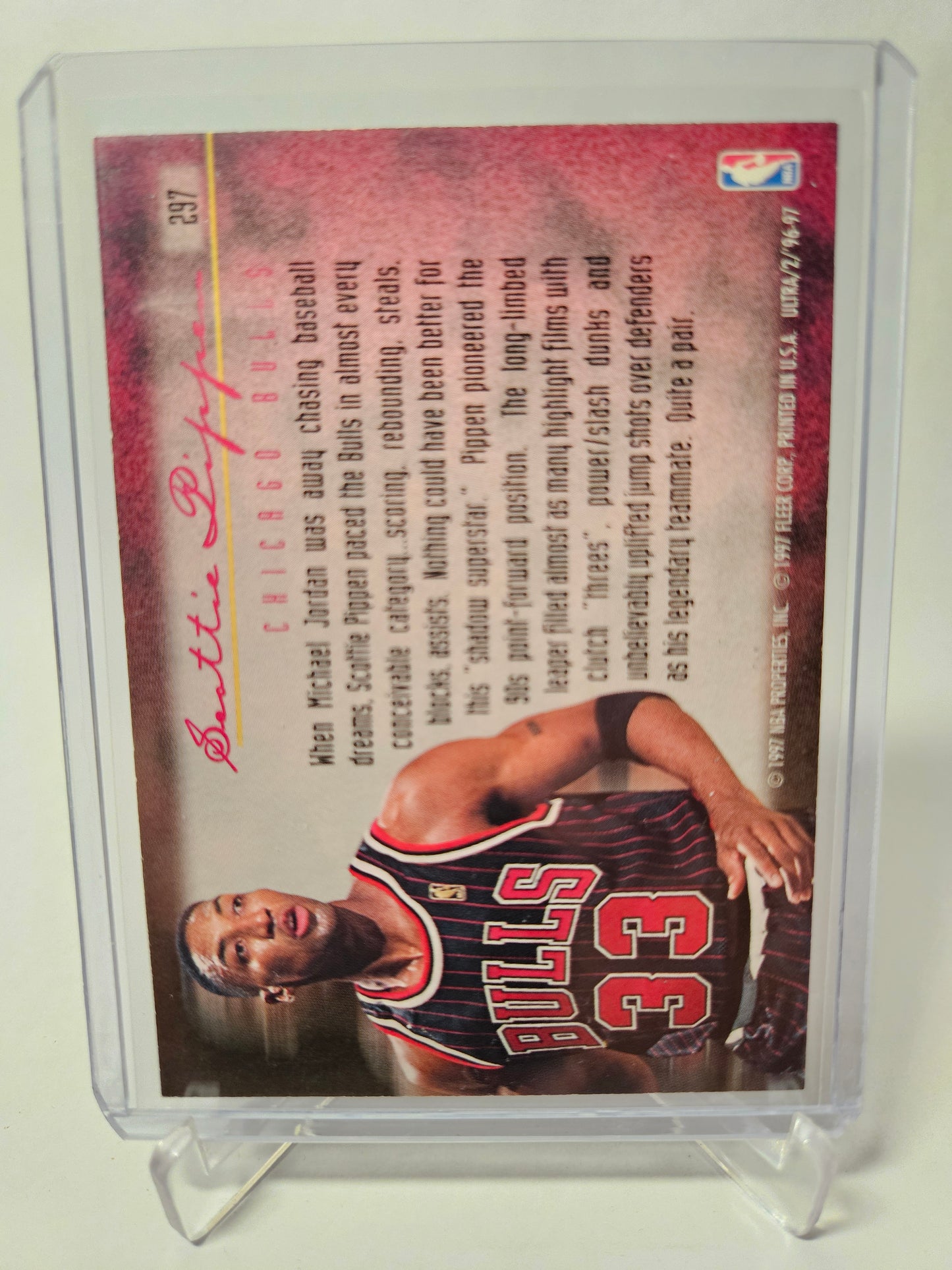 1996-97 Fleer Ultra #297 Scottie Pippen Play of the Game
