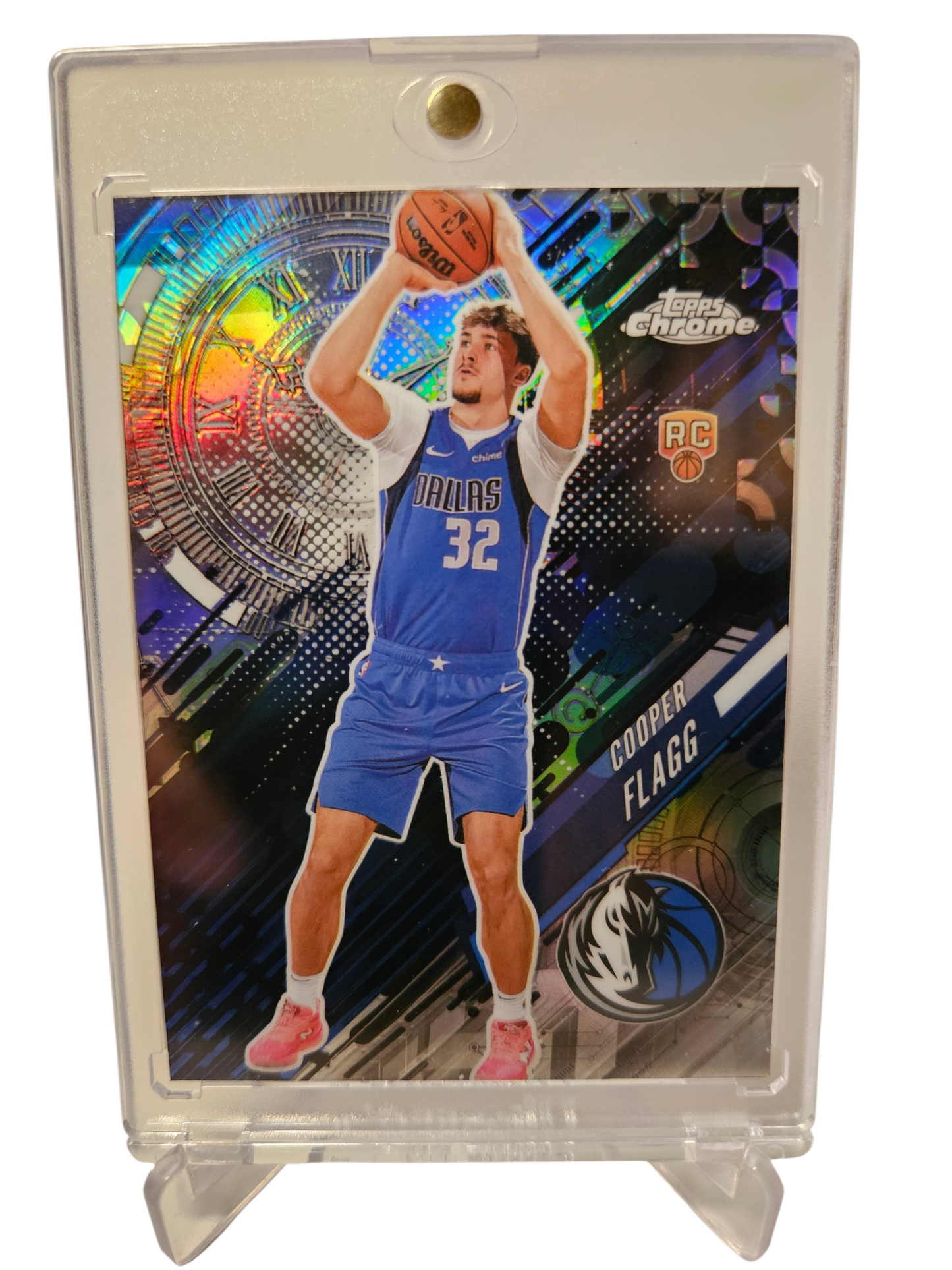 2025 Topps Chrome #GT-16 Cooper Flag Rookie Card Go Time Refractor