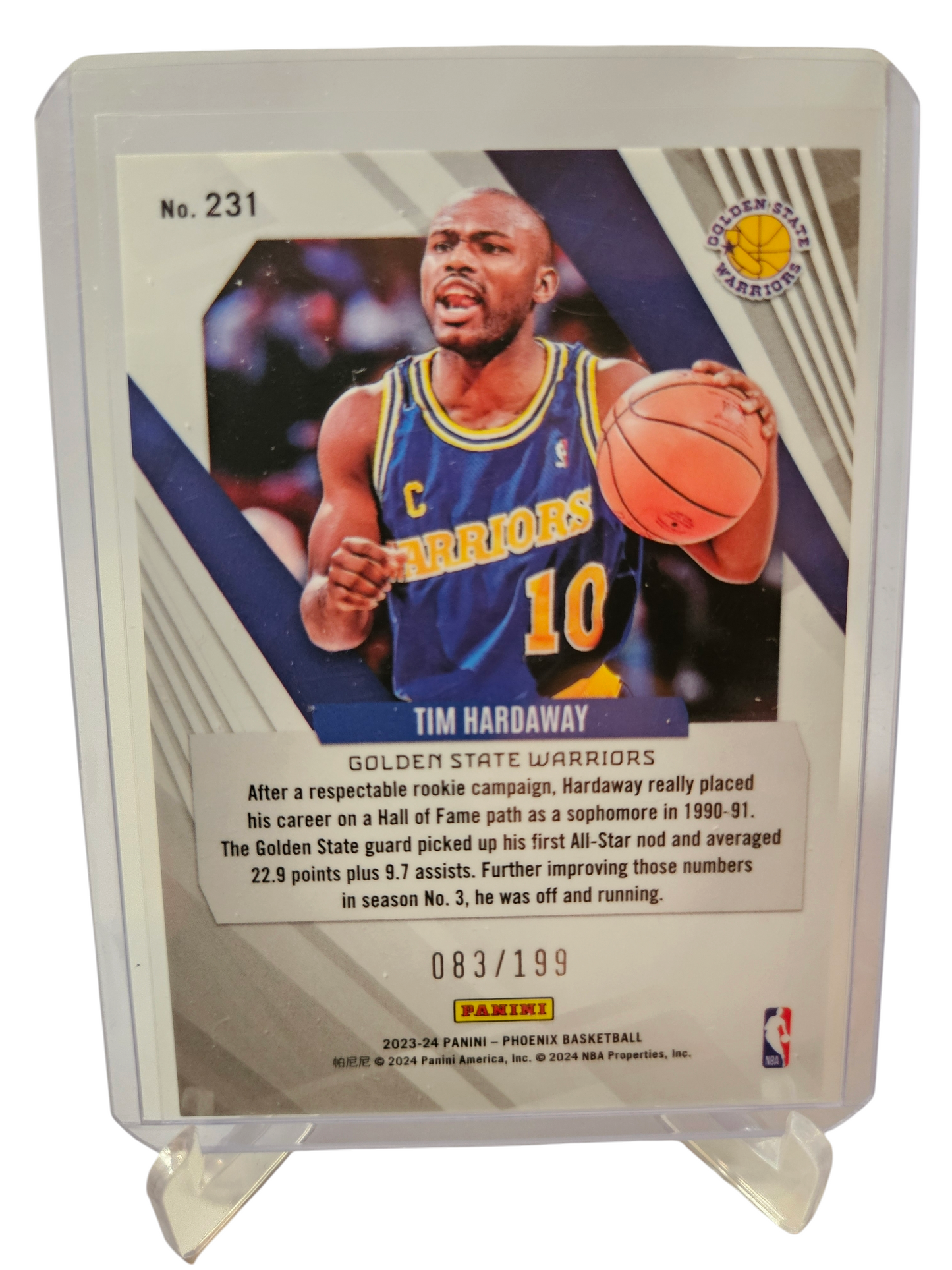 2023-24 Panini Phoenix #231 Tim Hardaway Red 083/199