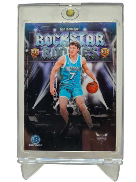 2025 Topps Bowmann Chrome #RR-4 Kon Knueppel Rookie Card Rockstar rookies Refractor