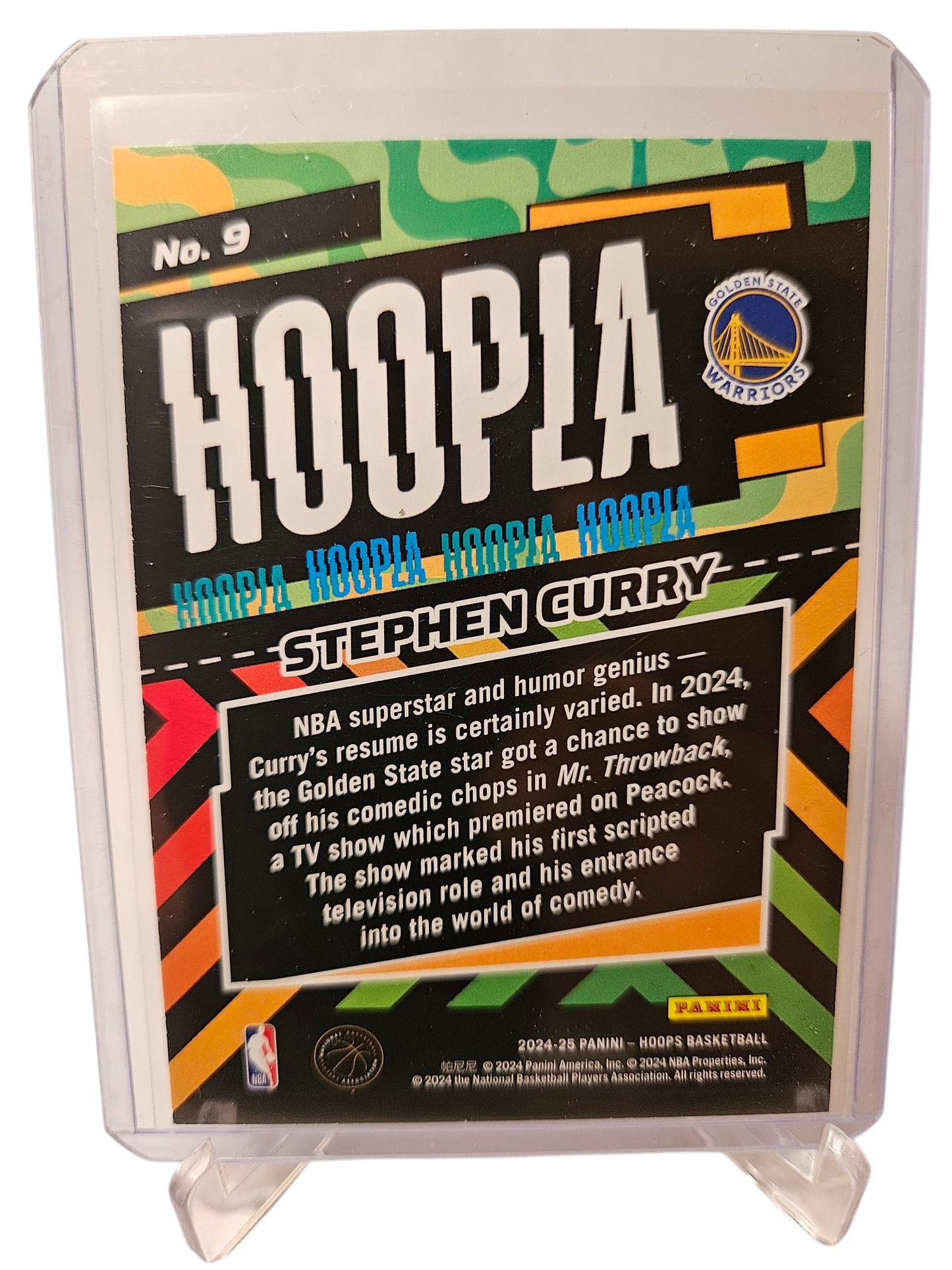 2024-25 Panini Hoops #9 Stephen Curry Hoopla