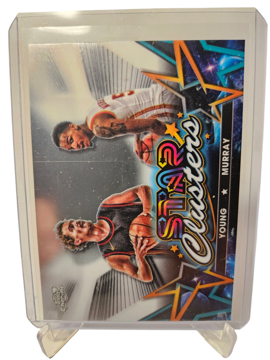 2023-24 Topps Chrome #SC-1 Trae Young/Dejounte Murray Star Clusters