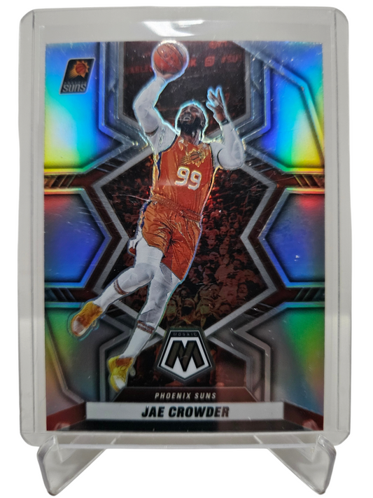 2021-22 Panini Mosaic #76 Jae Crowder Silver Prizm