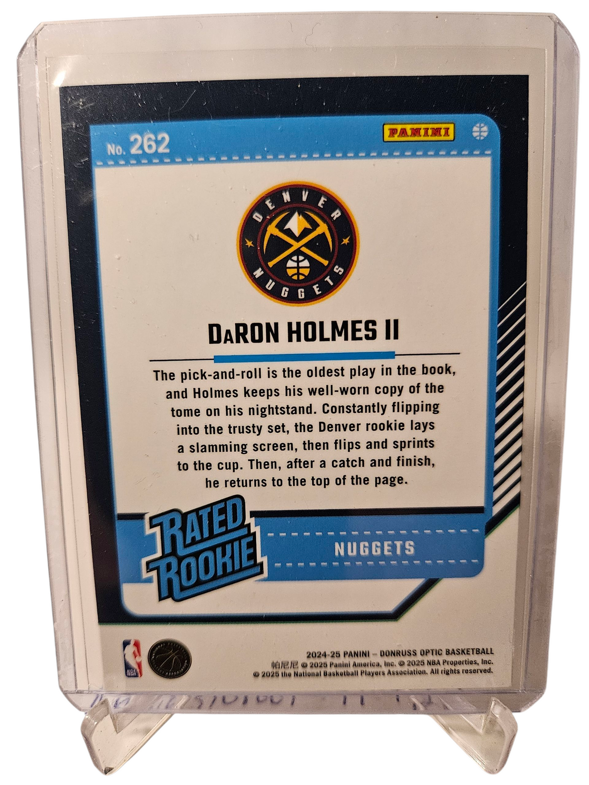 2024-25 Panini Donruss Optic #157 DaRon Holmes II Rated Rookie Optic