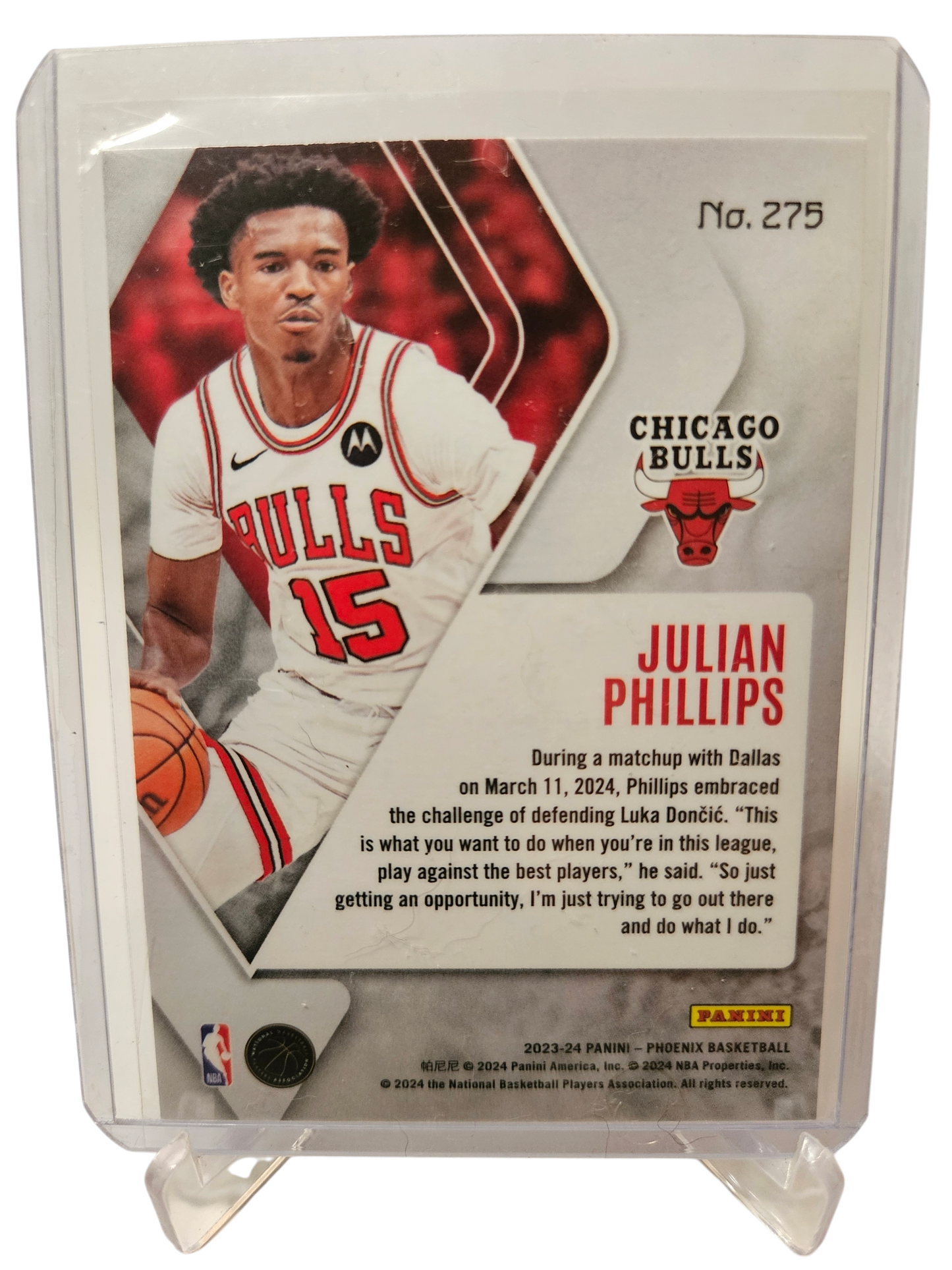 2023-24 Panini Phoenix #275 Julian Phillips Rookie Card