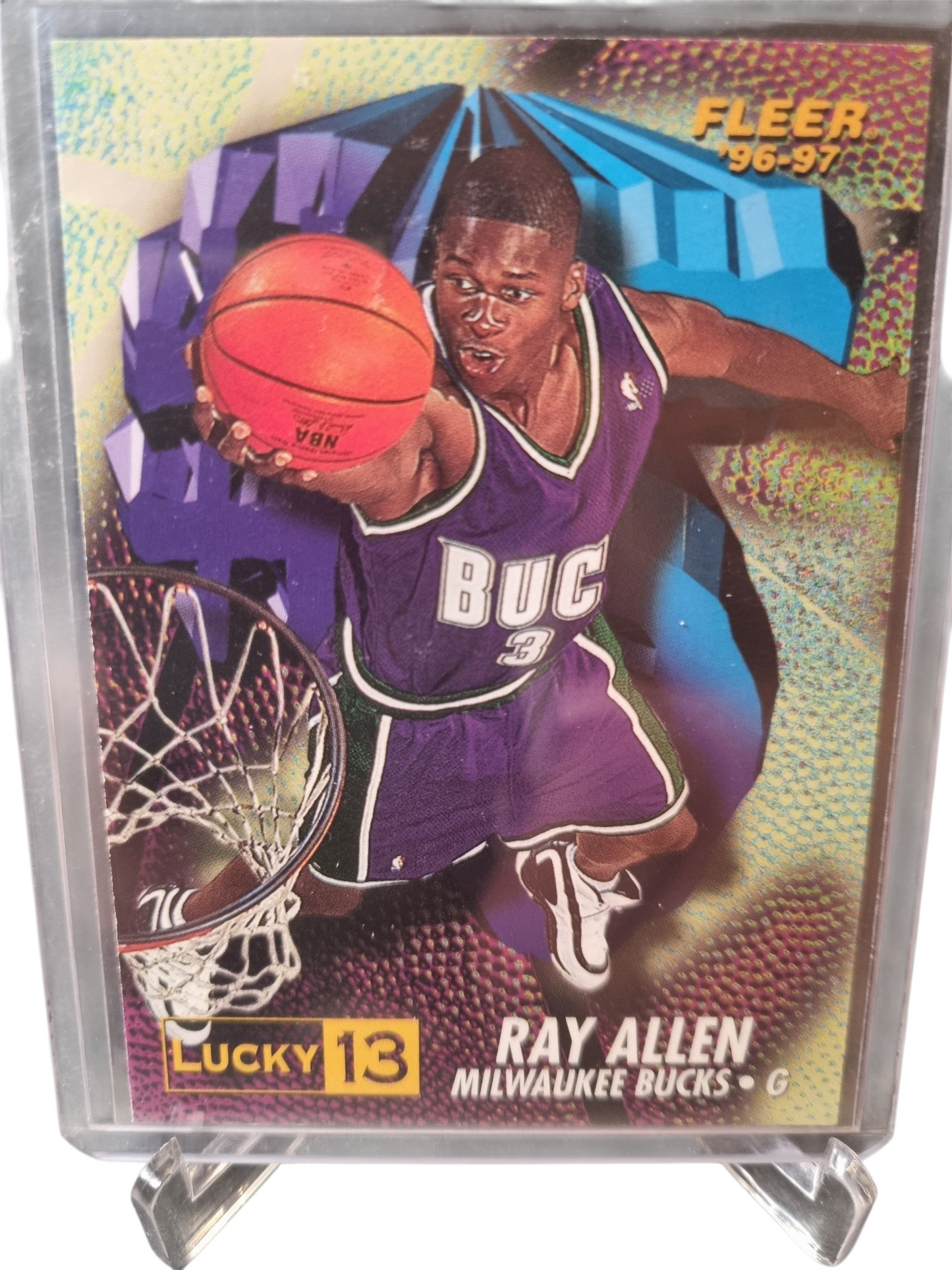 1996-97 Fleer #1 to 13 Full Set Lucky 13 Rookie Cards Including Kobe Bryant and Allen Iverson Rookie Card (rare set)